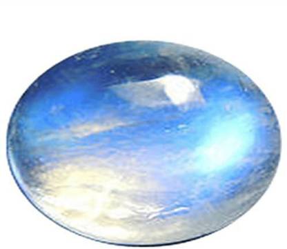 Shiv Gems Stone Moon Stone Blue Gemstone Rainbow Stone Chandramani Stone Keystone Insert