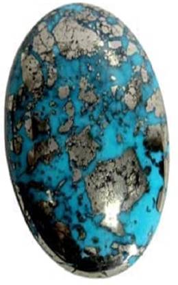 Shiv Gems Stone Irani Turquoise Stone for Men & Women Ratti Firoza Keystone Insert