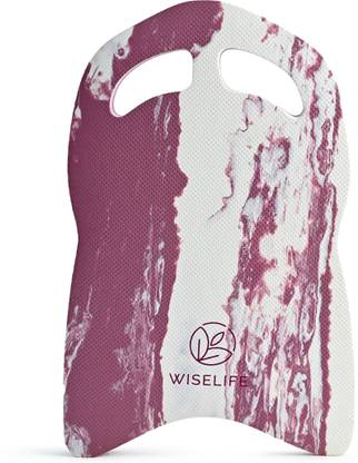 Wiselife 3 Layer Extra Thick Swimming Training Kick Board for Beginners | Wine Marble Kickboard