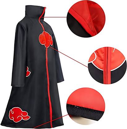 GT Gala Time Anime Naruot Akatski Unisex Long Cloak Robe for Adult/Teens Cosplay Costume Cape Elders Halloween Costume