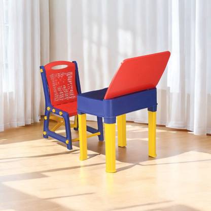 Sumoware Kids Study Table with Chair Set - Perfect Study Table for Kids Plastic Desk Chair