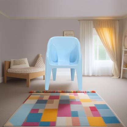 Nilkamal Eeezygo Baby Chair Modern & Comfortable with Arm & Backrest for Study, Dining Plastic Chair