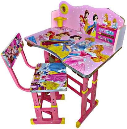 TOBY Kid's Study Table and Chair / Height Adjustable Multifunctional Desk/table chair Metal Bench