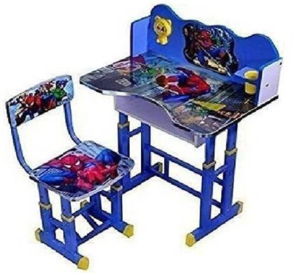 Puci Baby Desk Chair for Kids Study Table Chair with Cartoon Printed & High Backrest Metal Desk Chair
