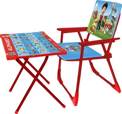 Yipi Paw Patrol Meta Study Table & Chair Metal Desk Chair