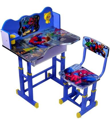 Puci Baby Desk Chair for Kids Study Table Chair with Cartoon Printed & High Backrest Metal Desk Chair