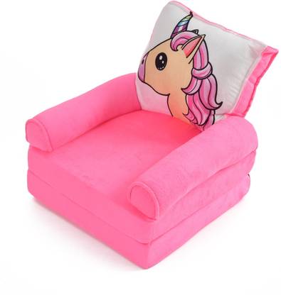 kitchDeco Baby Fold able Sofa Cum Bed 0 to 2 Years Fabric Sofa