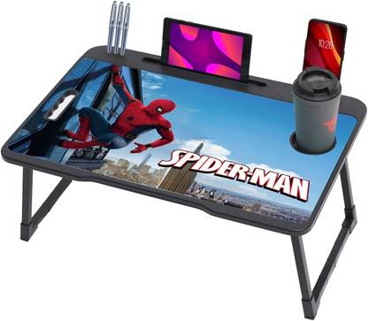 DND NX Multi-Purpose Laptop Desk for Study and Reading with Fold able Non-Slip Legs Engineered Wood Study Table