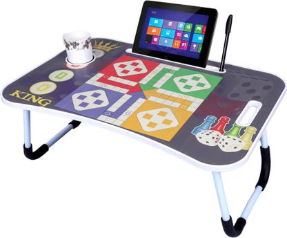 SHREE HARI QUALITY FIRST First Ludo Game Kids Foldable Table For Study & Work, Best for Work Home Solid Wood Study Table
