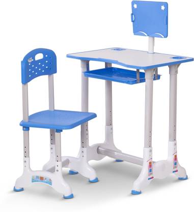baybee Height Adjustable Desk and Chair Study Table for Students Kids for 5 to 15 Years Plastic Study Table