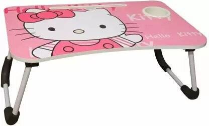 MY LITTLE TOWN Kids Study Folding Table & Portable Laptop Table Engineered Wood Study Table