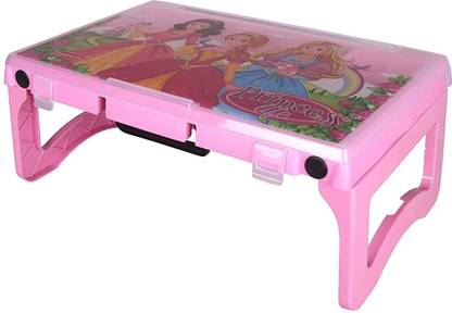 HALSEY Plastic Kids Study Desk- Portable Light Weight Desk-Foldable Study Desk Plastic Study Table