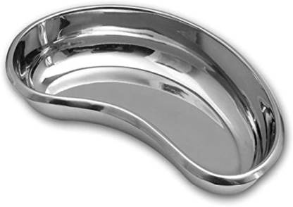 Skybound heavy stainless steel Kidney Tray 12 Inch Reusable Medical Tray (pack of 1) Reusable Kidney Dish