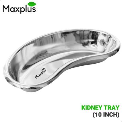Maxplus Max Plus | KIDNEY TRAY | 10 Inch | Stainless Steel | Reusable Kidney Dish