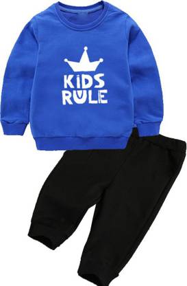 KIDZRACK Boys & Girls Casual Sweatshirt Track Pants