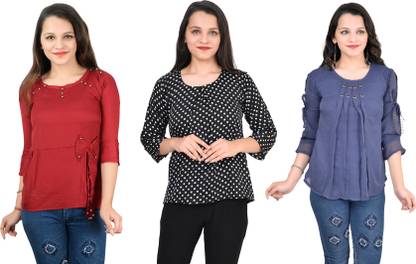 Girls Crepe Top