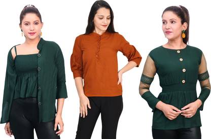 Girls Crepe Top