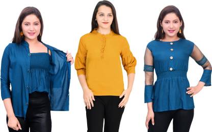 Girls Crepe Top
