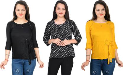 Girls Crepe Top