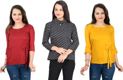 Casual Women Multicolor Top