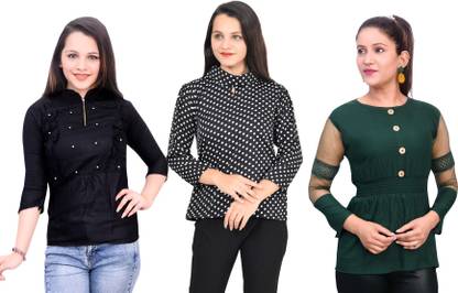 Casual Crepe Top