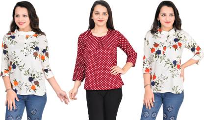 Casual Women Multicolor Top