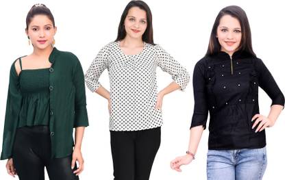 Casual Women Multicolor Top