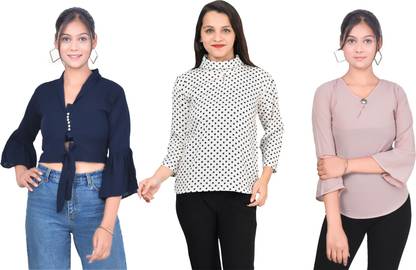 Casual Crepe Top