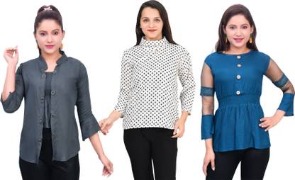 Girls Crepe Top