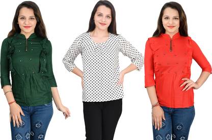 Girls Crepe Top