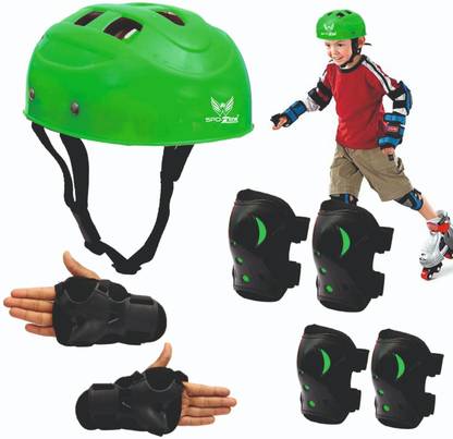 SPO Zone Multi Utility Helmet for Cycling, Skating, Skateboarding Skating Kit Skating Helmet