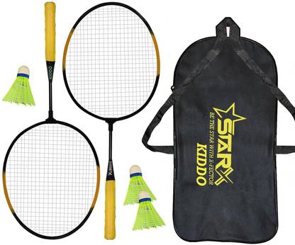 STARX Kiddo Badminton Racket Kit for Kids with 3 Corks and Cover (Badminton for Kids) Badminton Kit