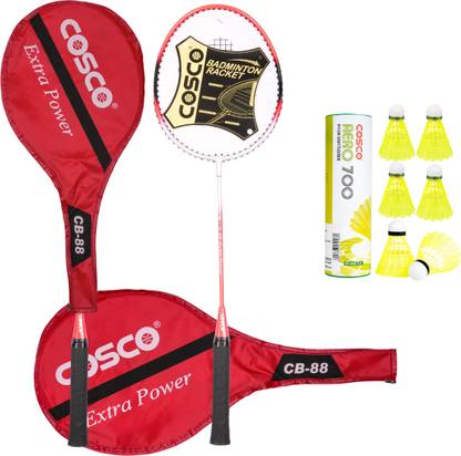 COSCO Cb 88 Badminton Racket and Aero 700 Shuttlecock Badminton Kit