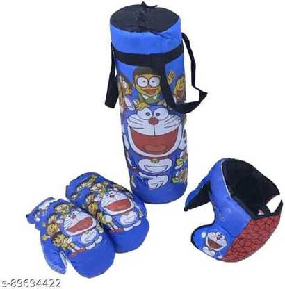 Emutz Boxing Set with Punching Bag, Gloves & Headgear Boxing kit Hanging Bag