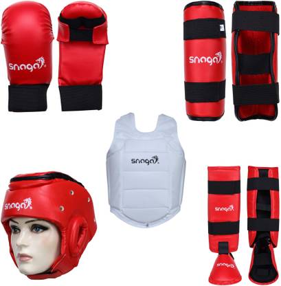 Snaga Karate Kit with Moulded Karate Gloves For 10-13 Years Age Boxing Kit