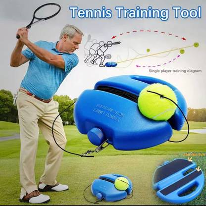 NKK TRADERS Tennis Trainer Rebound Ball (No Racket Included) Tennis Kit