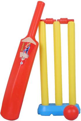 BECHARAJI ENTERPRISE KIDS CRICKRT SET BALL,BAT & STUMP Standard Bail