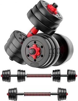 WILORA 10 kg 10KG Dumbbell with Barbell Home Gym Adjustable Dumbbell Home Gym Combo