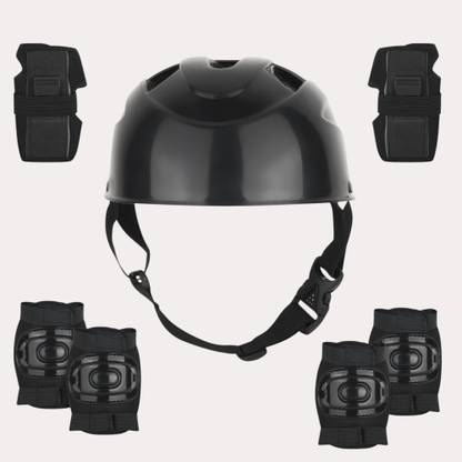 SPEEDFOX Protection Kit-Kids Helmet+Elbow Guard+Knee Guard+Hand Guard Cycling Guard Combo Cycling Kit