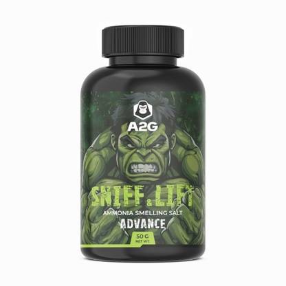 A2G Sniff & Lift Ammonia Smelling Salt( HULK Edition : For Advanced Lifters) Fitness Accessory Kit Kit