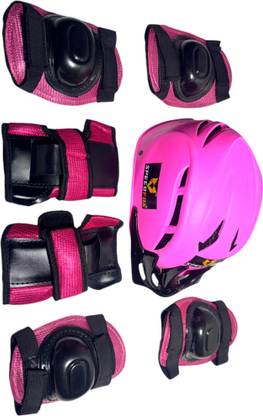 SPEEDFOX Kids helmet Kit for Cycling and Skating With Helmet , knee & elbow guard , glove Cycling Kit