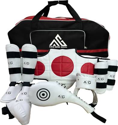 AXG NEW GOAL AXG Durable Taekwondo Combo (Medium) with Duffel cum Backpack for age 9 to 15yrs Boxing Kit