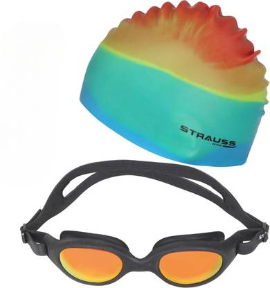 Strauss Swimming Kit | Swimming Goggles | Swimming Cap | Swimming Accessories Swimming Kit