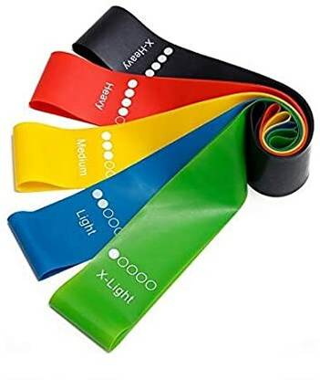 CODIVER Resistance Bands Mini Loop Resistance Tube (Multicolor) Resistance Tube
