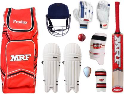 HF MRF King VK-18 Edition Full Size ( Ideal For 15-21 Years ) Pure Leather Cricket Kit