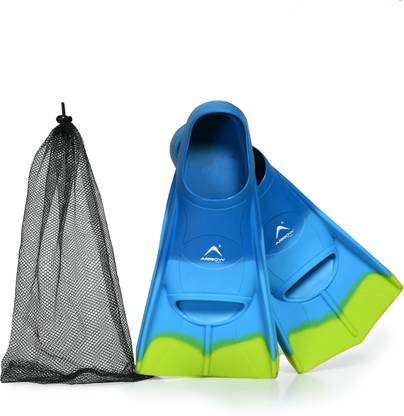 ArrowMax Flippers Fins Long Paddles for Swimming Floating (SHOE SIZE UK 3-5 ) Swimming Kit