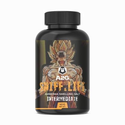 A2G Sniff & Lift Ammonia smelling salt (GOKU Edition : Intermediate Lifters) Fitness Accessory Kit Kit