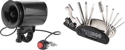 Gymisa 16 in 1 Multi-Functional Bike Bicycle Repair Tool Kit With Horn Bell Cycling Kit