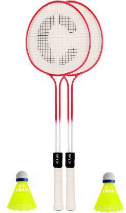 CARRY ON DUAL SAFT BADMINTON RACKET 2 PIEC WITH 2 PIEC SHUTTLE Badminton Kit