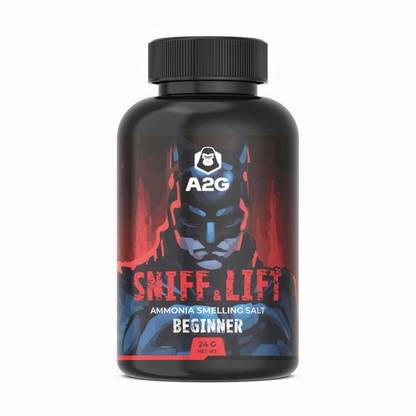 A2G Sniff & Lift Ammonia smelling salt (BATMAN EDITION : Beginner Lifters) Fitness Accessory Kit Kit